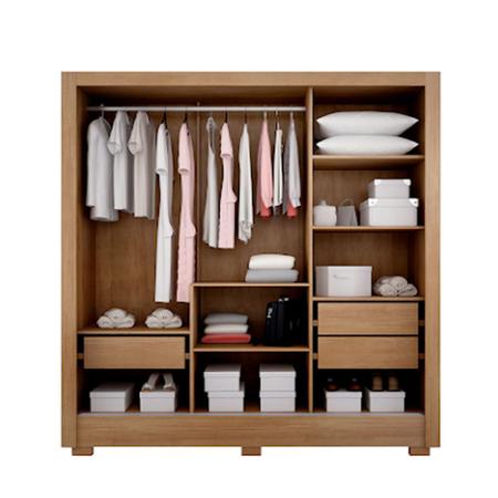 Guarda Roupa Topazio 3 Pts 3 Gavetas 6 Pés com 6 Kit Espelho Clic Móveis Imagem de Guarda Roupa Topazio 3 Pts 3 Gavetas 6 Pés com 6 Kit Espelho Clic Móveis