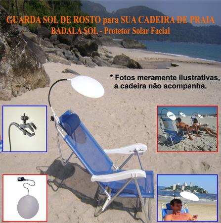 Imagem de Guarda Sol Exclusivo para Sombra no Rosto Para Cadeira De Praia - BADALA SOL-Protetor Solar /Rosto