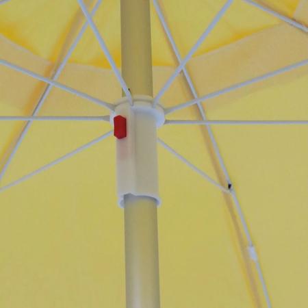 Imagem de Guarda Sol para Praia Piscina Amarelo Bagum 1,60 M Haste em Aluminio  Bel 