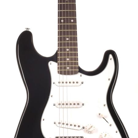 Imagem de Guitarra eletrica land branca escudo preto l-g1 whe