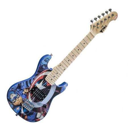 Imagem de Guitarra Infantil PHX Marvel Homem Aranha ou Capitão América