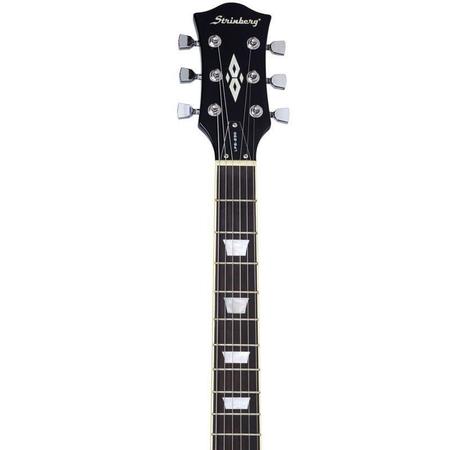 Imagem de Guitarra Les Paul LPS-230 Preta Strinberg - 22 Trastes - Tarraxas Cromadas e Blindadas