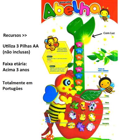 Piano Telefone Musical Infantil que fala o nome do bicho em Português Luz e  Jogo de Perguntas em Promoção na Americanas