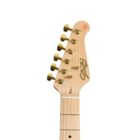 Imagem de Guitarra Seizi Vintage Budokan Stratocaster Black Gold Maple Regulada