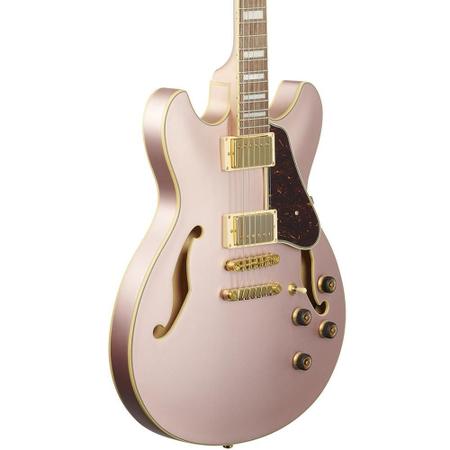 Imagem de Guitarra Semi-Acústica Ibanez As73G Rgf Rose Gold Metallic