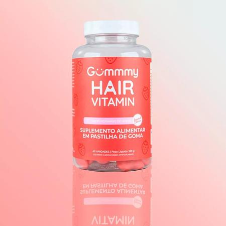 Imagem de Gummy Hair Vitamin Original Morango - 1 Pote C/ 60 Gomas