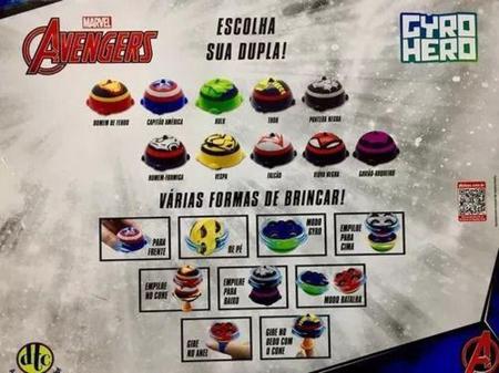 Imagem de Gyro Hero Marvel Vingadores  Pista de Combate - DTC