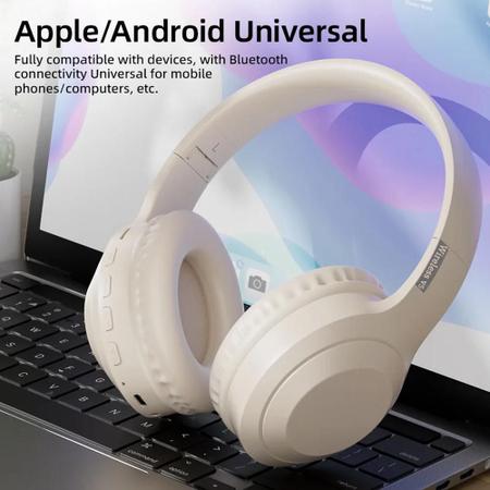 Imagem de H&S -V5  Fone de Ouvido Headphones sem fio com microfone, Bluetooth 5.3, estéreo surround