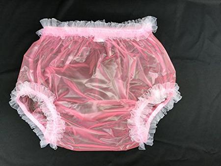 Haian Adult Incontinence Pull-on Plastic Pants Lace Panties com