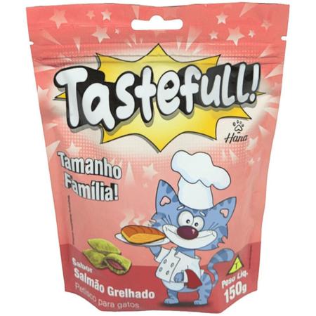 Imagem de Hana Tastefull Nuggets Gatos Salmão Grelhado 150G Kit 3 Un