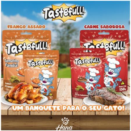 Imagem de Hana Tastefull Nuggets Para Gatos Carne Saborosa 40g Kit 2 un