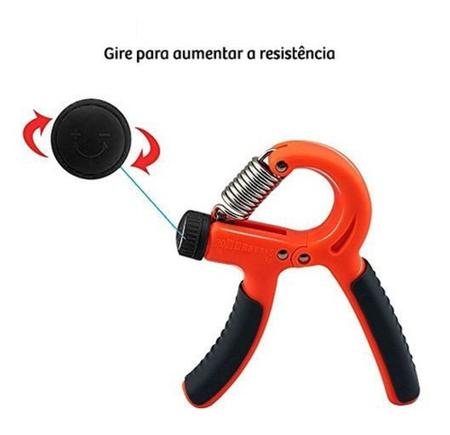 Imagem de Hand Grip C/ Mola Ajustável De Força 10 A 40 Kg Fisioterapia