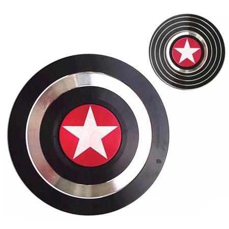 Imagem de Hand Spinner Capitão América Black Shield