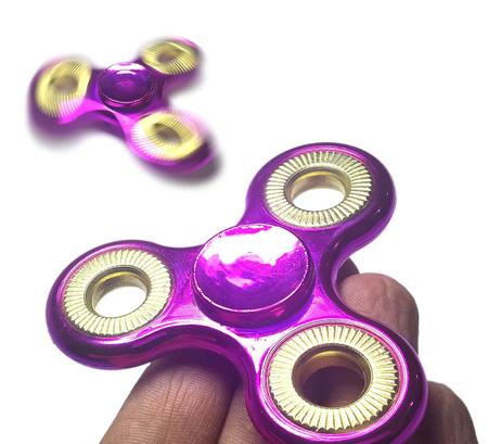 Imagem de Hand Spinner Fidget de Metal Ansiedade Anti Estresse Giro Rosa (bsl-gira-1-metal)