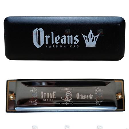 Imagem de Harmonica Gaita Stone Series Diatonica Em D - Orleans