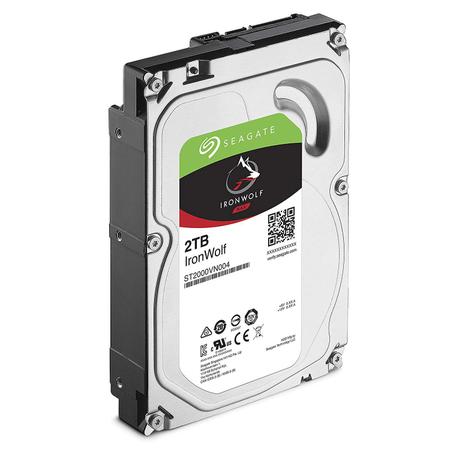 Imagem de HD 2TB Seagate IronWolf para Servidor NAS 64MB Sata 6 5900rpm ST2000VN004