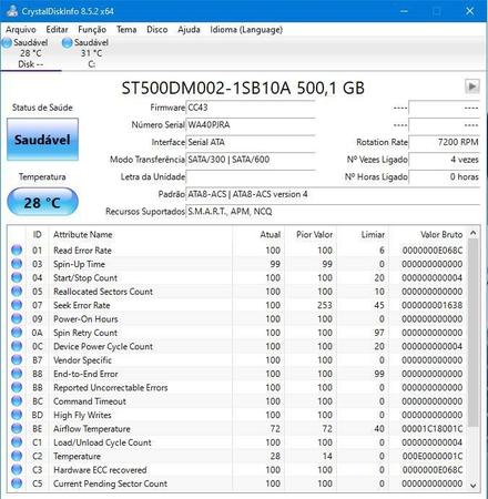 Imagem de HD 500GB SATA 3.5 - com Garantia de 6 meses