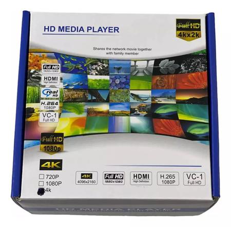 Imagem de Hd Media Player Full Hd 1080p Hdmi Rmvb Mkv Avi Divx H.264