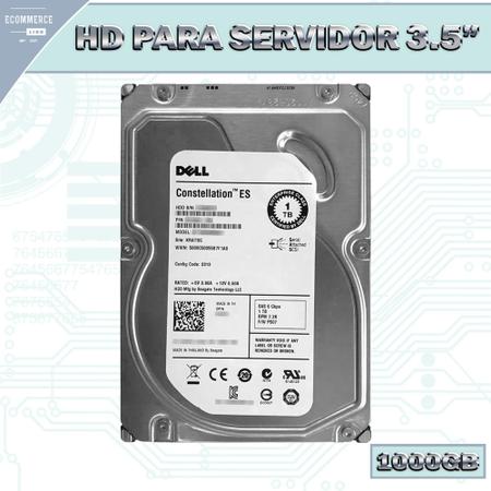 Imagem de HD SAS Seagate ST1000NM0001 Dell 0YGG39 0740YX 1TB 3.5 7.2K