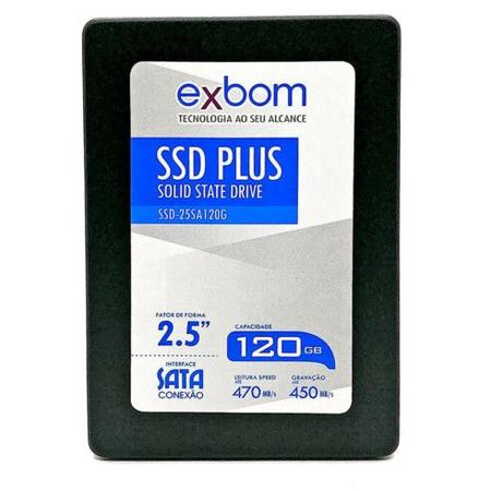 Imagem de HD SSD 120GB Sata 3 Exbom SSD-25SA120G