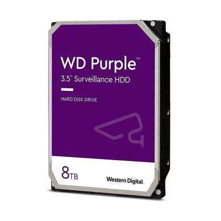 Imagem de HD WD Purple Surveillance 8TB 128MB SATA3 5640RPM 3.5" - WD84PURZ
