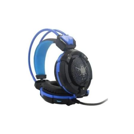 Imagem de Headfone gamer xsoldado com microfone e led gh-x30 azul