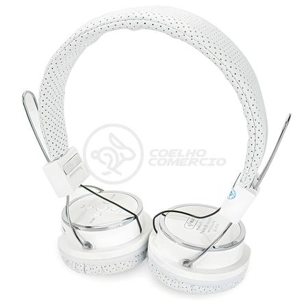 Imagem de Headphone B-05 Wireless Bluetooth com Suporte para Micro SD FM MP3 e Chamadas - Branco