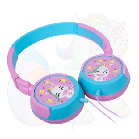 Imagem de Headphone Fone  Kids Criança  Unicornio Rosa Hp-304 Oex 