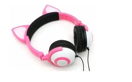 Imagem de Headphone Orelhas De Gato Com Led Hf C30