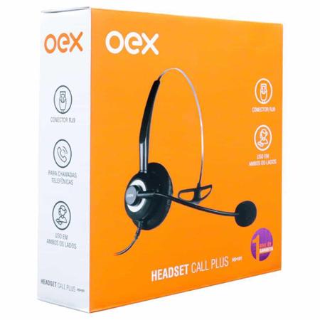 Imagem de Headset Call com Conector RJ9 HS101 - OEX