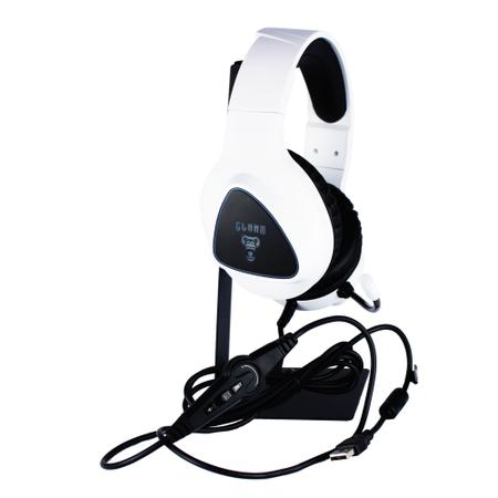 Fone de Ouvido Gamer Clanm CL-HM709 Headset Branco