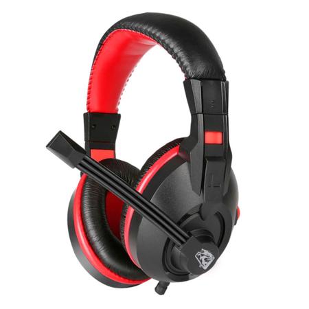 Imagem de Headset Gamer Exodus Com Microfone Preto e Vermelho HGEX ELG