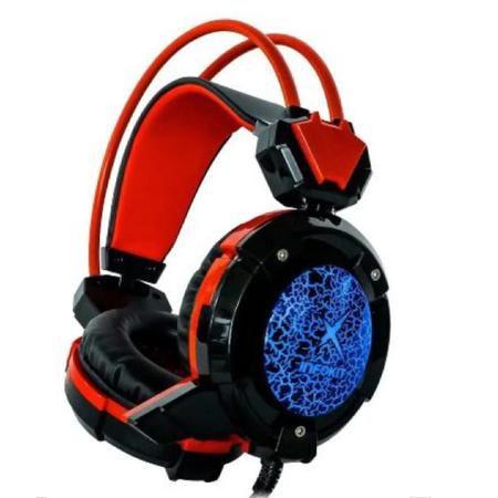 Imagem de Headset Gamer Fone Ouvido com Microfone Infokit X-Soldado Cabo Reforçado e LED, PC, Jogos -GH-X30