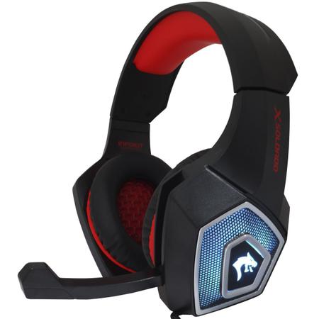 Imagem de Headset Gamer Fone Ouvido Microfone Surround Bass Led Pc Celular Jogos Infokit GH-X2000 XSoldado