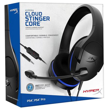 Headset Gamer HyperX Cloud Stinger Core, Drivers 40mm, PS5 PS4 Xbox One e  Nintendo Switch, P3, Preto e Azul - HX-HSCSC-BK - Headset - Magazine Luiza