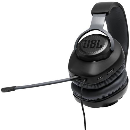 Imagem de Headset Gamer JBL Quantum 100 Preto Fone de Ouvido com Microfone para Celular Xbox Playstation PS4