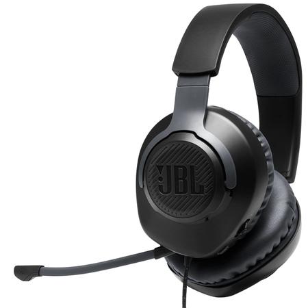 Imagem de Headset Gamer JBL Quantum 100 Preto Fone de Ouvido com Microfone para Celular Xbox Playstation PS4