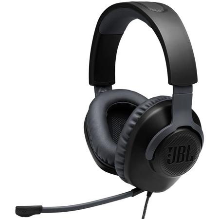 Imagem de Headset Gamer JBL Quantum 100 Preto Fone de Ouvido com Microfone para Celular Xbox Playstation PS4