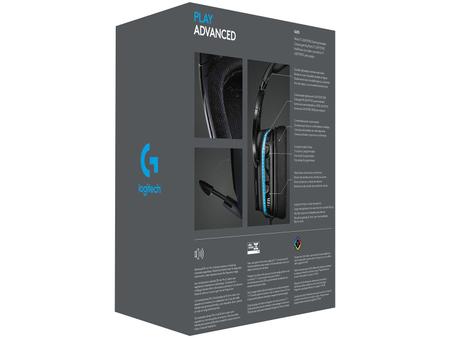 Headset Gamer Logitech G635 PC MAC PS4 Xbox One P2 Preto Headset Gamer Magazine Luiza