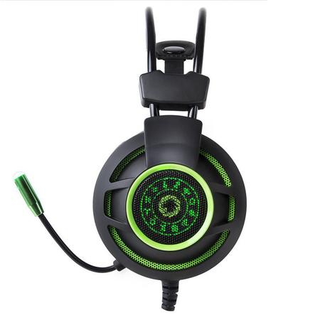 Imagem de Headset Gamer Pro Gamemax HG9012 7.1 Virtual USB Preto LED Verde
