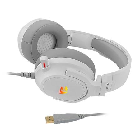Headset Gamer Redragon Nireus, RGB, Drivers 50mm, USB, Windows XP.