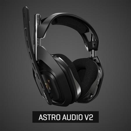 Imagem de Headset Gamer Sem Fio Astro A50 + Base Station Gen 4 com Áudio Dolby Atmos para Xbox Series, Xbox One, PC, Mac - Preto - 939-001681
