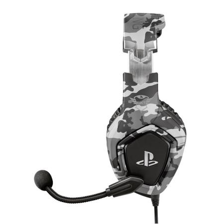Imagem de Headset Gamer Trust GXT 488 Forze-G para PS4, Licença Oficial PlayStation, Drivers 50mm, P3, Cinza - 23531