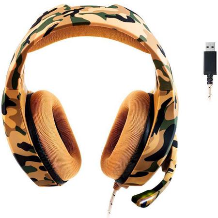 Headset Gamer Warrior Straton USB 2.0 Stereo Army LED Branco - PH305 -  Headset Gamer - Magazine Luiza