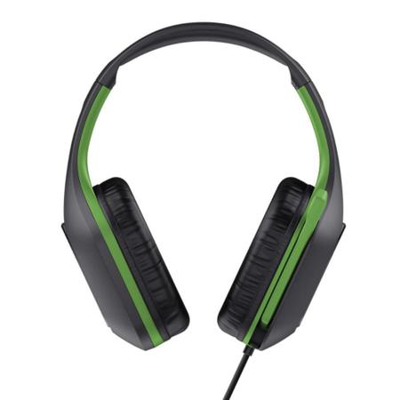 Imagem de Headset Gamer Zirox Drivers Xbox Preto Verde T24994 Trust