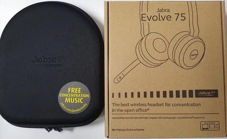 Imagem de Headset Jabra Evolve 75 Ms Stereo Sem Fio 7599-832-109