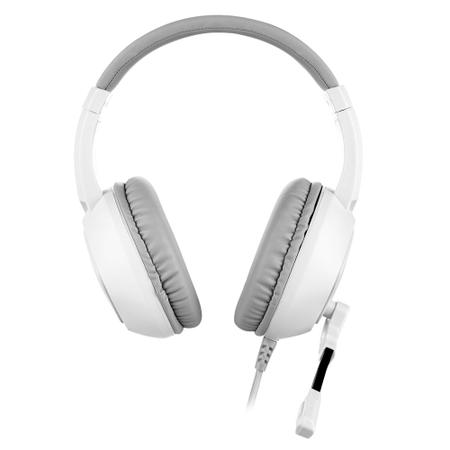 Headset MOTOSPEED G750 7.1 RGB Branco Fone de Ouvido com Fio