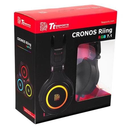 Imagem de Headset Thermaltake ESPORTS Cronos RIING rgb 7.1 3d