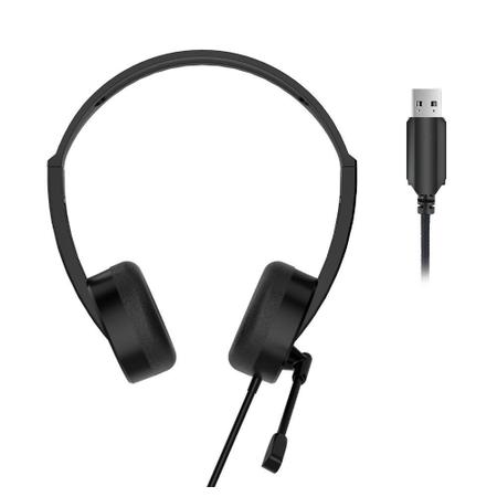 Imagem de Headset USB Lecoo, HT106USB Drivers 40mm, Preto