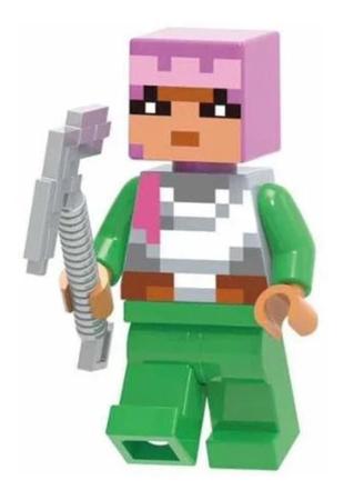 Imagem de Hedwig Minecraft Boneco Minifigure Blocos De Montar